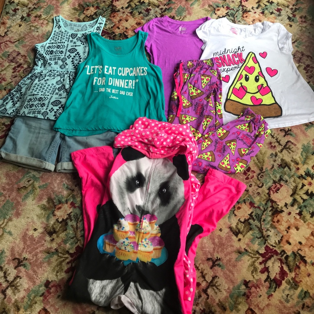 Lot of Justice clothes